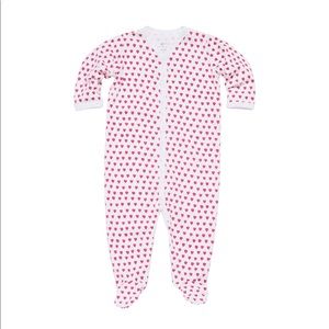Roller Rabbit heart footie pajamas 3-6M EUC